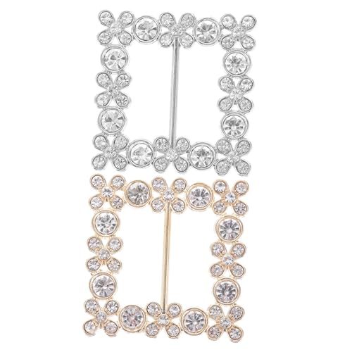 PACKOVE 2 Stück Teiliges Schal Eckverschluss mit Funkelnden Strass Schalklammern für Damen Vielseitige Tuch und Kleidungs Halter Edles Design für Alltag Party und Festlichkeiten von PACKOVE