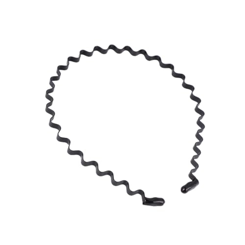 PACKOVE 2stücke Männer Stirnband Hinten Gekämmtem Haar Gewelltes Stirnband Frühlings Accessoire Haaraccessoire Dickes Gewelltes von PACKOVE