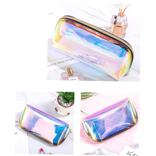 PACKOVE 2 Stück wasserdichte Kosmetiktasche klare Handtasche transparente Tasche Handtaschen für Frauen Damenhandtasche von PACKOVE