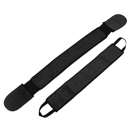 PACKOVE 2 Stücke Badetuch Set Lotion Wäscher Dusche Zurück Schaum Bräunung Öl Streifen Schwarz Beflockung Material von PACKOVE