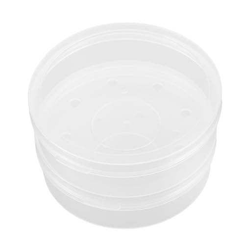 PACKOVE 2 Stücke Klar Make-up Schwamm Halter Fall Pulver Puff Lagerung Box Reise Tragbare Make-up Puff Organizer Transparent Kosmetische Container von PACKOVE