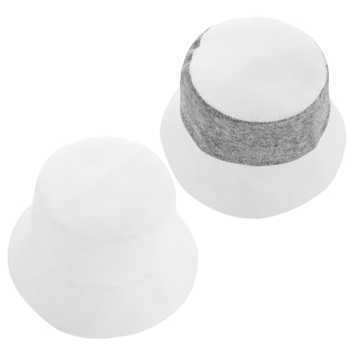 PACKOVE 2stücke Filzhut Für Sauna Und Dampfbad Saunahaube Aus Filz Isolierte Kopfbedeckung Für Herren Und Damen Spa-zubehör von PACKOVE