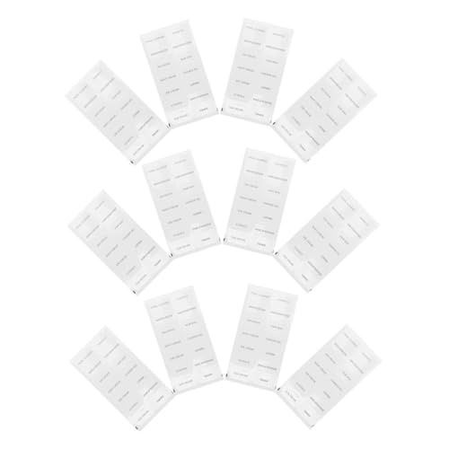 PACKOVE 20blätter Etiketten Für Reise-toilettenartikel Shampoo-aufkleber Aus Pvc Badezimmeretiketten Für Glasflaschen Etiketten Für Reiseflaschen Aufkleber Für Hautpflegeprodukte Flaschene von PACKOVE