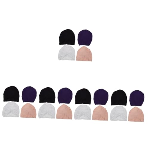 PACKOVE 20 Stk Stretch-kopftuch Mütze Headwraps Für Schwarze Frauen Haarfärbemittel Satin Knotenstirnband Für Frauen Geknotetes Stirnband Damen Modale Baumwolle Baotou Staatsangehörigkeit von PACKOVE