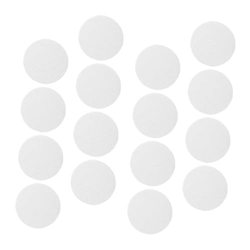 PACKOVE 20 Stück Gesichtsreinigungsschwämme Komprimiert Weiß Schnell Expandierend Sanftes Peeling Makeup Entferner Natürliche Holzstoff Reinigungspads Ultraleicht Tragbar von PACKOVE