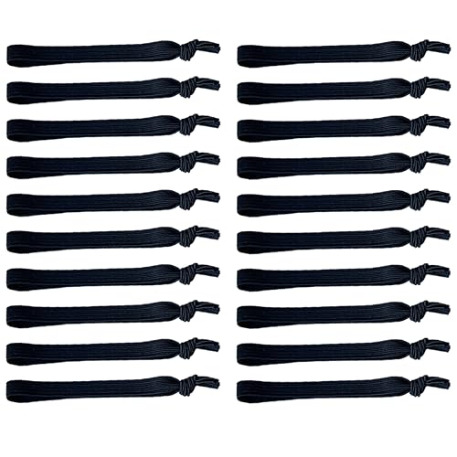 PACKOVE 20stücke Verstellbare Haarbänder Für Männer Pferdeschwanzhalter Haarschmuck Aus Sanftem Material Elastisch Und Rutschfest Für Sport Und Freizeit von PACKOVE