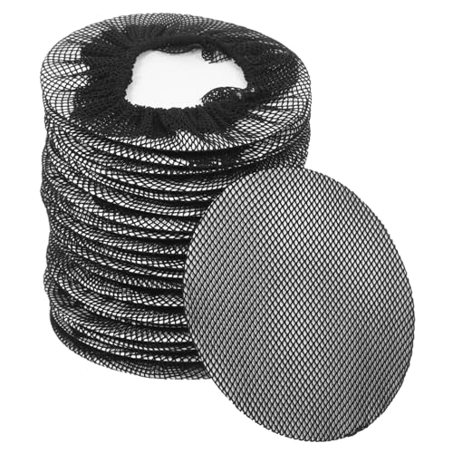 PACKOVE 20 Stück Teiliges Ballet Haarnetz Elastisches Wiederverwendbares Mesh Bun Cover für Frauen Mädchen Zuverlässiger Waschbar für Tanz Ballett Skating Schwarz Mittlere von PACKOVE