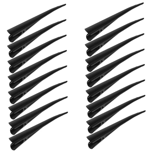 PACKOVE 20 Stück Teiliges Duckbill Haarklammern in Schwarz Robuste Metall-spitzklammern für Damen Vielseitige Styling-accessoires für Party Haarkreationen und Kreative Frisuren von PACKOVE