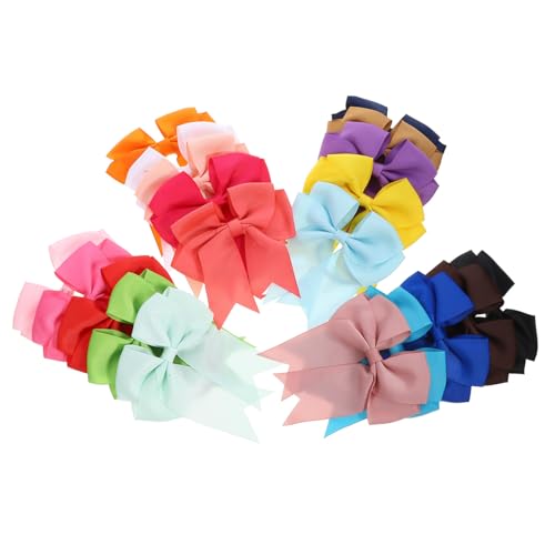 PACKOVE 20 Stück Teiliges Fischschwanz Haarband mit Schleife Bunte Haargummis für Mädchen für Partys Geburtstage und Familienfotos Handgefertigt Zufällige Farbe Zufällige Farbe von PACKOVE