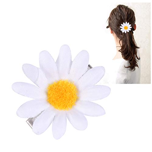 PACKOVE 20st Mädchen Haarspange Sonnenblumen-haarspange Braut Haarspange Haarspangen Für Damen Blumen-haarschmuck Haarnadeln Für Mädchen Haarklammer Chrysantheme Die Blumen Strand Weiß von PACKOVE