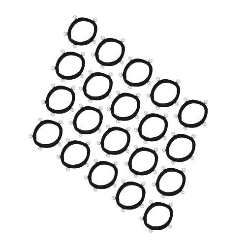 PACKOVE 20stücke Perlen Haargummis Elastische Haarbänder Für Mädchen Für Pferdeschwanz Und Tägliche Frisuren Langlebig Und Für Partys Und Fotoshootings von PACKOVE