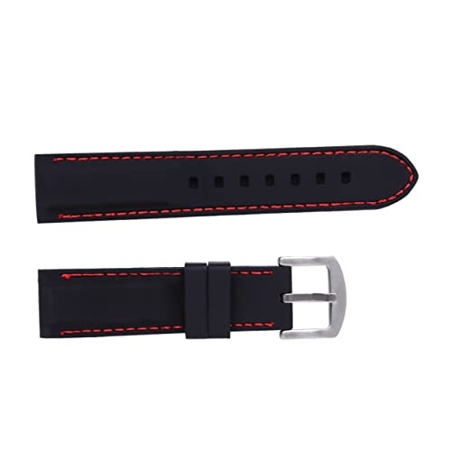 PACKOVE 24 Mm Uhrenarmband Correa Para Reloj Ersatz Uhrenarmband Uhrenarmbänder Aus Silikon Chinesisches Sternzeichen Armband Silikonarmband Schwarze Schnalle Anschauen von PACKOVE