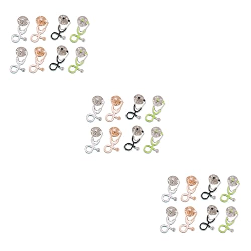 PACKOVE 24 Stck. Teiliges Cartoon Broschen Design Hochwertiger Legierung Farbenfrohe Langlebige Anstecknadeln für Krankenschwestern Ärzte Medizinstudenten und Medizinische Accessoires von PACKOVE