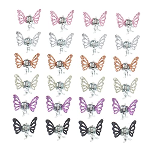 PACKOVE 24 Stück Kleiner Haarspangen für Kinder Schmetterlings Haarspangen Haarklammern aus Langlebiger Legierung für Mädchen für Verschiedene Anlässe Geeignet PACKOVE 24 Stück Kleiner Haarspangen für Kinder Schmetterlings Haarspangen Haarklammern aus Langlebiger Legierung für Mädchen für Verschiedene Anlässe Geeignet von PACKOVE