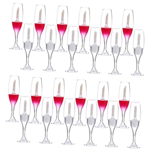 PACKOVE 24stücke Leere Lippenstift-röhrchen Im Weinglas-design Nachfüllbare Lip Gloss Behälter Für Kosmetik Transparent Für Und PACKOVE 24stücke Leere Lippenstift-röhrchen Im Weinglas-design Nachfüllbare Lip Gloss Behälter Für Kosmetik Transparent Für Und von PACKOVE