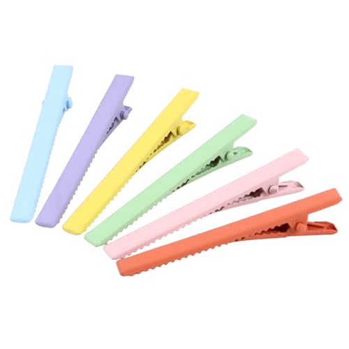 PACKOVE 24stücke Krokodilklemmen Mädchen Haarnadeln Matte Haarspangen Kopfschmuck Haarspange Haarnadel Accessoires Mode Haarnadeln Alligator Curl Clip Haar Clips Barrettes Haar Zubehör von PACKOVE