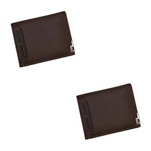 PACKOVE 2St Card Holders Wallet Portemonnaie männer Men Wallet herrenportemonnaies Man Wallet Men's Wallets Handtasche männer Brieftasche Mode Geldbörse Karte ziehen Mann von PACKOVE