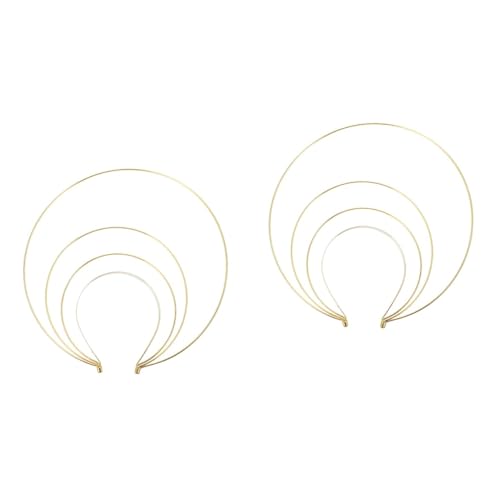 PACKOVE 2St Heiligenschein Unserer Lieben Frau Teenager-Kleidung Abschlussball Requisiten haar zubehör haarschmuck Golddekor Kleider Party-Requisite Mädchen-Kopfschmuck-Stütze einzigartig von PACKOVE