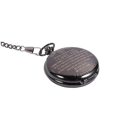 PACKOVE 2stücke Vintage Taschenuhr Mit Kette Stilvolle Mechanische Quarz-taschenuhr Im Retro-Design Für Männer Und Frauen Als Zu Weihnachten Geburtstagen Oder Jubiläen von PACKOVE