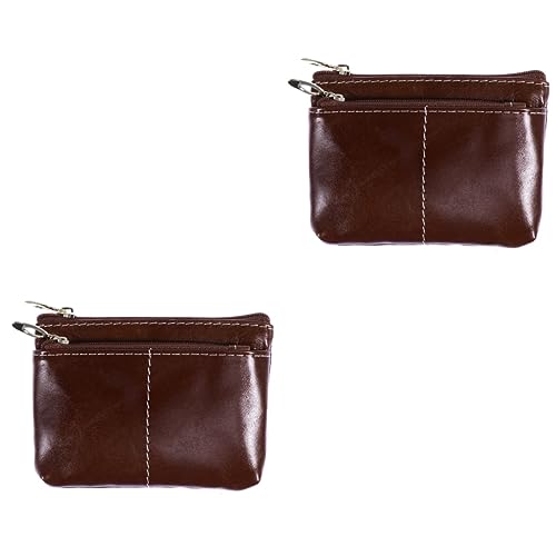 PACKOVE 2St kreditkartenhalter Credit Card Holder Weihnachten wichtelgeschenk id Holder Brieftasche Damen Damenhandtaschen Reißverschlusstasche Geldbörse Münze Loses Portemonnaie Fräulein von PACKOVE