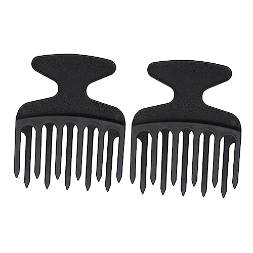 PACKOVE 2stücke Haarfriseurkamm Mit Großen Zähnen Kunststoffkamm Für Öl Styling Friseurkämme Für Männer Und Frauen Kämme Mit Großen Zähnen Für Glattes Haar von PACKOVE