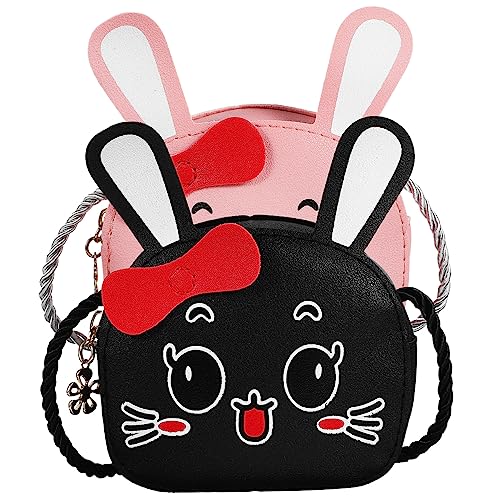 PACKOVE 2Stücke Mädchen Umhängetaschen mit Hasenohren Cartoon Rabbit Schultertaschen für Münzbeutel für Einkaufen und Reisen von PACKOVE