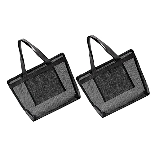 PACKOVE 2stücke Mesh Strandtasche Für Damen Große Leichte Einkaufstasche Für Urlaub Und Outdoor-aktivitäten Für Strand Sport Und Reisen Praktische Aufbewahrung Für Snacks Und PACKOVE 2stücke Mesh Strandtasche Für Damen Große Leichte Einkaufstasche Für Urlaub Und Outdoor-aktivitäten Für Strand Sport Und Reisen Praktische Aufbewahrung Für Snacks Und von PACKOVE