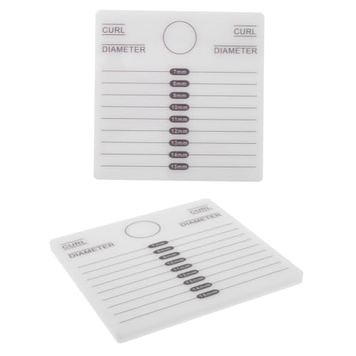 PACKOVE 2pcs Acryl Wimpernverlängerung Halter Lash Pallet Für Frauen Wimperntransplantierlagere Falsche Wimpern -display -tablett Lash Holder Board von PACKOVE