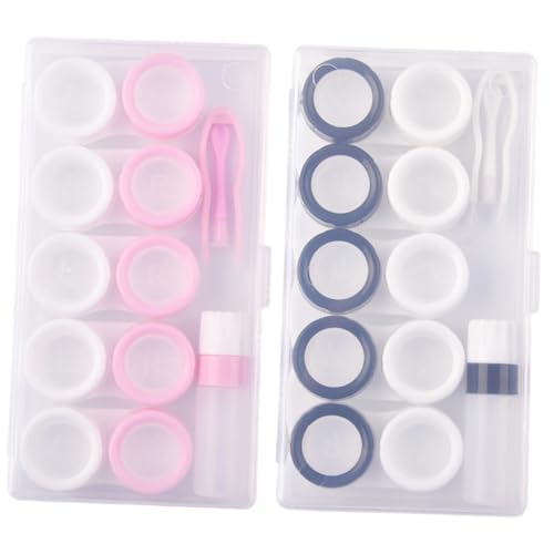 PACKOVE 2sätze Teiliges Set Kontaktlinsenbehälter Mit Tweezern Und Aufbewahrungsbox Tragbarer Organizer Für Für Tageslinsen Und Kontaktlinsen Robustem Pp-Material Für Sport Und Alltag PACKOVE 2sätze Teiliges Set Kontaktlinsenbehälter Mit Tweezern Und Aufbewahrungsbox Tragbarer Organizer Für Für Tageslinsen Und Kontaktlinsen Robustem Pp-Material Für Sport Und Alltag von PACKOVE
