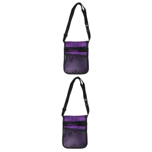 PACKOVE 2st Schultertasche Taschenbeutel Für Krankenschwestern Pflicht Organizer-Tasche Für Krankenschwestern Krankenschwester Hüfttasche -gürtel Eine Schulter Violett Herren Werkzeug von PACKOVE