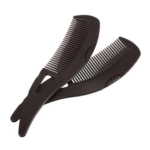 PACKOVE 2stücke Haarkamm Aus Kunststoff Kleiner Tragbarer Kamm Für Reise Entwirrer Für Fettiges Haar Schuppenkamm Für Kopfhaut Duschhaarbürste Für Nasse Haare Kamm Für Männer Und Frauen von PACKOVE