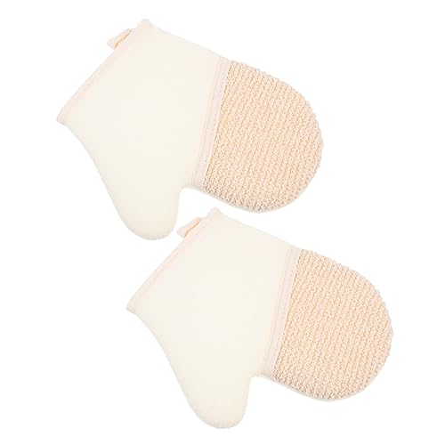 PACKOVE 2stücke Badehandschuhe Peeling-badetücher Duschtücher Badetücher Für Hause Wiederverwendbar Hautfreundlich Für Bad Und Dusche von PACKOVE