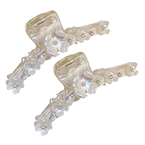 PACKOVE 2stücke Blumen-haarklammern Für Damen Und Mädchen Große Haarklammern Haar-accessoires Aus Hochwertigem Material Einfach Zu Verwenden Für Dünnes Sowie Dickes Haar Geeignet von PACKOVE