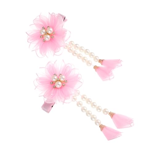 PACKOVE 2stücke Blumenkopfschmuck Für Mädchen Mit Perlen Und Quasten Handgefertigt Aus Hochwertigem Stilvolles Haarschmuck Binden Von Haaren von PACKOVE