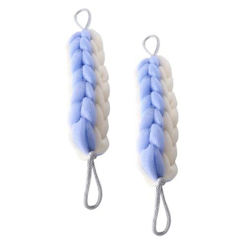 PACKOVE 2stücke Exfolierender Dusch-rückenwascher Handgefertigter Badebürstenstreifen Für Sanfte Hautpflege Und Reinigung Für Männer Und Frauen Sanftem von PACKOVE