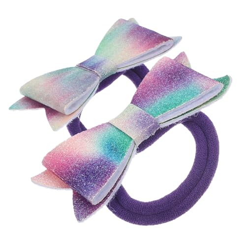 PACKOVE 2stücke Haargummis Mit Schleifen Für Mädchen Elastische Pferdeschwanzhalter Haarseile Mit Glitzerdesign Geeignet Für Junge Mädchen Und Für Geburtstage Partys Und Alltag PACKOVE 2stücke Haargummis Mit Schleifen Für Mädchen Elastische Pferdeschwanzhalter Haarseile Mit Glitzerdesign Geeignet Für Junge Mädchen Und Für Geburtstage Partys Und Alltag von PACKOVE