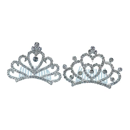 PACKOVE 2stücke Haarschmuck Für Mädchen Zarter Kopfschmuck Mit Strasssteinen Hautverträglich Und Langlebig Für Besondere Tage von PACKOVE