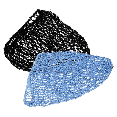 PACKOVE 2stücke Mesh Haarnetz Zum Schlafen Für Frauen Gehäkeltes Haar Netzdesign Bequem Und Elastisch Haar Wrap Für Kopfform Mesh Haarhauben von PACKOVE
