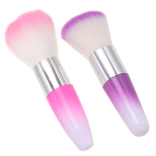 PACKOVE 2stücke Nagelpuderreiniger Aus Wolle Für Nailart Staubentferner Für Nägel Kosmetikpinsel Zum Reinigen Nach Feilen Und Bohren Geeignet Für Professionelle Maniküre Oder Diy Zu Hause von PACKOVE