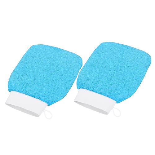 PACKOVE 2stücke Peelinghandschuh Für Mädchen Hautreinigungshandschuhe Zum Baden Duschhandschuhe Aus Hochwertigem Material Peelingfäustlinge Für Körperteile von PACKOVE