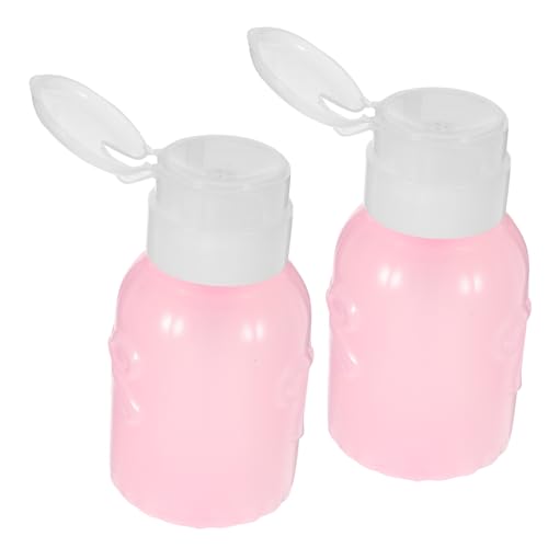 PACKOVE 2stücke Pumpspender Für Nagellackentferner Leere Pumpflaschen Nachfüllbar Auslaufsicher Für Make-up-entferner Und Reisen von PACKOVE