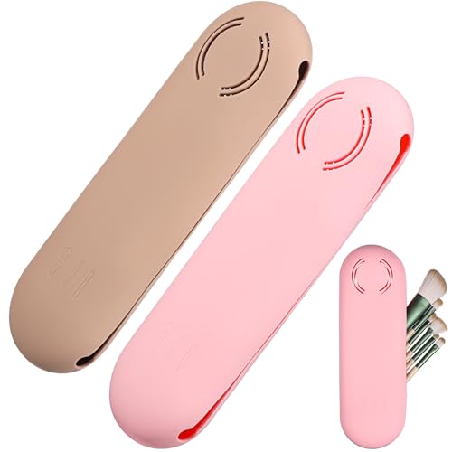 PACKOVE 2stücke Silikon Make-up Pinseltaschen Reise Pinselhalter Kosmetik Organizer Für Beauty Utensilien Organizer Kosmetiktasche Für Pinsel Und Andere Reiseutensilien PACKOVE 2stücke Silikon Make-up Pinseltaschen Reise Pinselhalter Kosmetik Organizer Für Beauty Utensilien Organizer Kosmetiktasche Für Pinsel Und Andere Reiseutensilien von PACKOVE