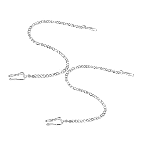 PACKOVE 2 Stück Taschenuhrkette Für Herren Verstellbar Langlebig Minimalistisch Schlüsselanhänger Geldbörsenkette Für Jeans Und Accessoires von PACKOVE