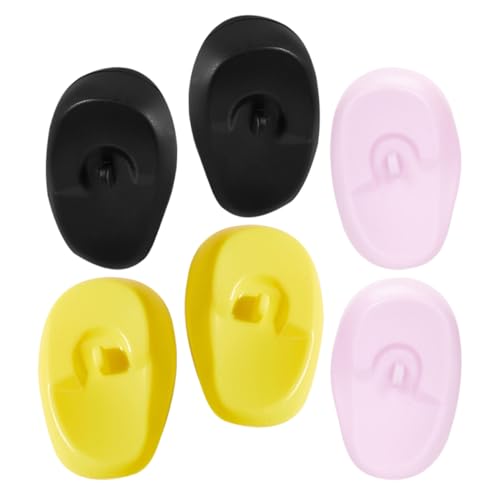 PACKOVE 3paare Ohrabdeckungen Zum Haarefärben Ohrenschutz Vor Farbe Und Wasser Praktische Ohrenschützer Für Friseur Und Heimgebrauch Robuste Ohrkappen Zum Stylen von PACKOVE