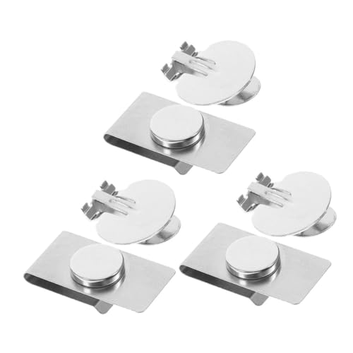 PACKOVE 3paare Magnetischer Krawattenhalter-clip Unsichtbarer Kragenclip Aus Edelstahl Für Herren Zum Halten Von Krawatten Knitter Sicher Für Kleidung Für Büro Und Hochzeit von PACKOVE