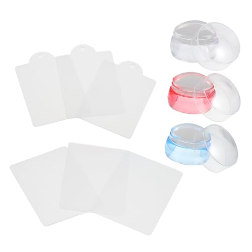 PACKOVE 3 Sätze Nagel-Siegel-Vorlage Nagelstempel Stempelset für Nagelkunst Nailart Stamper Nagelstampferplatte Nägel Nagelstamper Maniküre-Stempel Nagelprägeplatten Nagelplatte Kieselgel PACKOVE 3 Sätze Nagel-Siegel-Vorlage Nagelstempel Stempelset für Nagelkunst Nailart Stamper Nagelstampferplatte Nägel Nagelstamper Maniküre-Stempel Nagelprägeplatten Nagelplatte Kieselgel von PACKOVE