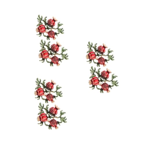 PACKOVE 3 Sätze Trendige Granatapfel Broschen Für Damen Modebrosche Legierung Für Muttertag Geburtstage Und Besondere Anlässe Leicht Und Vielseitige Dekoration Für Kleidung 2 Stücke * 3 von PACKOVE