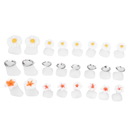 PACKOVE 3 Sätze Zehenspreizer Männer Separatoren für die Pediküre Nageltrenner für Füße dein maniküre zubehör Nagelkunst Zubehör Nagelkunstwerkzeuge Zubehör für Zehennagelkunst Kieselgel von PACKOVE