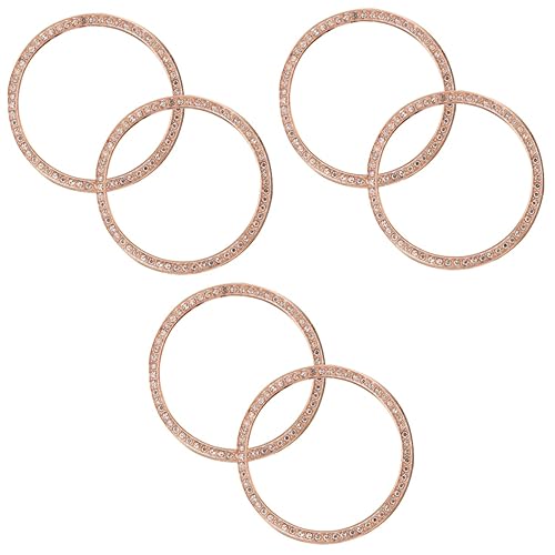 PACKOVE 3 Sets Metall-uhrenlünette Für Damen Diamant-uhrenlünette Kratzlünette Modisches Accessoire 2 Stück * 3 PACKOVE 3 Sets Metall-uhrenlünette Für Damen Diamant-uhrenlünette Kratzlünette Modisches Accessoire 2 Stück * 3 von PACKOVE