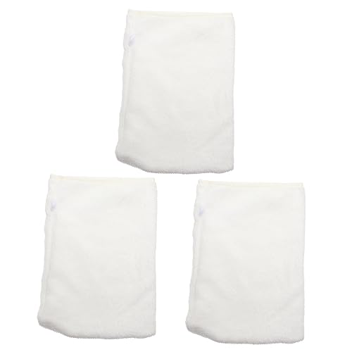 PACKOVE 3 Stück Abschminkhandschuhe aus Mikrofasern Waschbare Duschhandschuhe zur Gesichtsreinigung und Makeup Entfernung für Empfindliche Haut mit Hängendem Lochdesign von PACKOVE